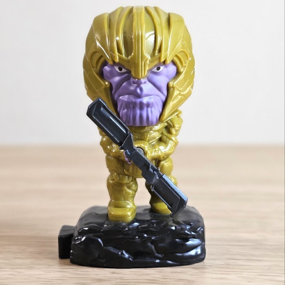 McDonald's Avengers Armor Thanos Collectible Figure Spinning Sword Marvel Comics